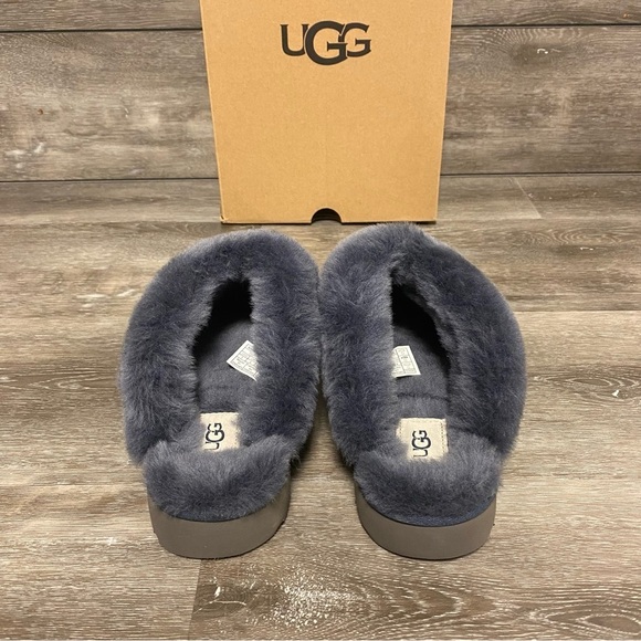 UGG | Classic Slipper In Eve Blue Shearling Suede Indoor and Outdoor NEW - Picture 5 of 9